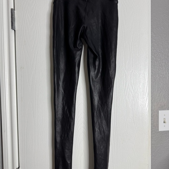 Spanx Black Faux Leather Leggings - Picture 2 of 3